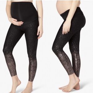Beyond Bump Yoga Alloy maternity leggings black